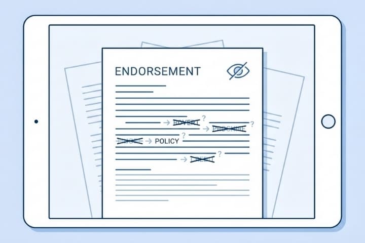 Endorsement Blindness